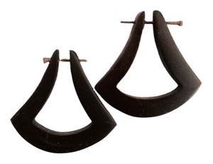 Vente directe d'usine rétro Style occidental Vintage bois goutte d'eau boucles d'oreilles meilleur prix bas quantité minimale de commande vente chaude accessoires de mode - Product Image 1