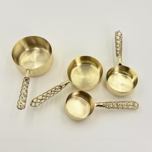 Tazas Medidoras de Acero Inoxidable 202 de Alta Pureza al por Mayor, Tazas Medidoras Multiusos Modernas y Creativas con Asa Clásica - Product Image 3