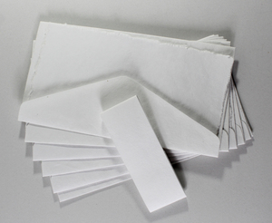 Business Envelopes 250 Gsm Deckled Edge Card With Matching Envelop Recycled Handmade Paper - Product Image 4