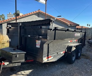 4 Wheel Dump Farm <b>Trailer</b> Tipping <b>Trailer</b> for <b>Tractor</b> Construction Waste Transport - Product Image 1