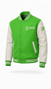 Authentic Winter Varsity <b>Jacket</b> Hooded Unisex Front Logo Eco-Friendly Breathable Modern American Street Style - Product Image 2