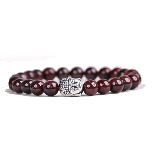 High Quality Garnet <b>Beads</b> Buddha <b>Bracelet</b> Romantic Gift Fashion Charm Jewelry for <b>Men</b> Women Energy Meditation - Product Image 1