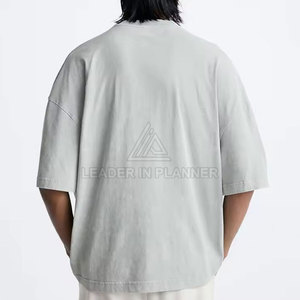 เสื้อยืดทรงปกติ สไตล์ล่าสุด MOQ ต่ำ ผ้าฝ้าย 100% คุณภาพสูง แห้งเร็ว ระบายอากาศดี ดีไซน์ใหม่ - Product Image 2