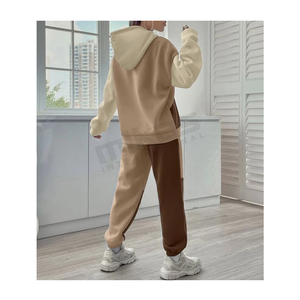 Nuevo Conjunto Deportivo Profesional Personalizado con Logotipo, Unisex, Sudadera con Capucha y Pantalones Deportivos de Felpa, Tallas Grandes - Product Image 5