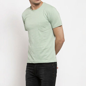 เสื้อยืดผู้ชายราคาโรงงาน ผ้าฝ้าย 100% ผ่านการซักล่วงหน้า สีไม่ตก ตะเข็บทนทานสำหรับการใช้งานระยะยาว คอกลม แห้งเร็ว - Product Image 1