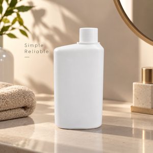 300ml HDPE Cosmetic Bottle with <b>Plain</b> <b>Cap</b> & Inner | Durable Packaging Container for Skincare Personal Care and Household Product - Product Image 2