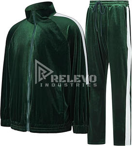 Ensemble de survêtements pour hommes 100% coton, sweat à capuche respirant, séchage rapide, chaud, cordon de serrage, décontracté, léger, athlétique, hiver - Product Image 3