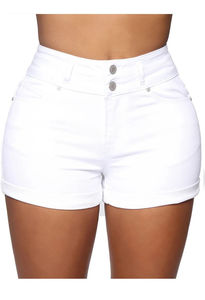 Women Stylish Denim Shorts Washed Finish Casual Summer Wear Women Summer Denim Shorts Casual Lightweight Fashion Clothing - Product Image 5