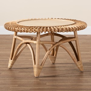 <b>Round</b> coffee <b>table</b> circle rattan <b>tables</b> for home office <b>small</b> space organizer lowest price - Product Image 6