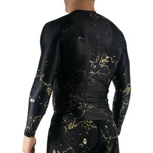 เสื้อรัดรูปแขนยาวสำหรับผู้ชาย สำหรับกีฬา MMA BJJ ยิวยิตสู แห้งเร็ว เหมาะสำหรับออกกำลังกาย ฟิตเนส ป้องกันรังสียูวี ใช้สำหรับว่ายน้ำได้ - Product Image 3