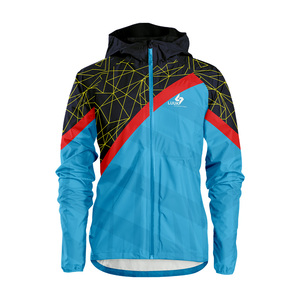 Wholesale OEM Custom Hooded Nylon Coated Windbreaker <b>Jacket</b> Sublimated Windproof Waterproof <b>Sports</b> Team <b>Jacket</b> - Product Image 4