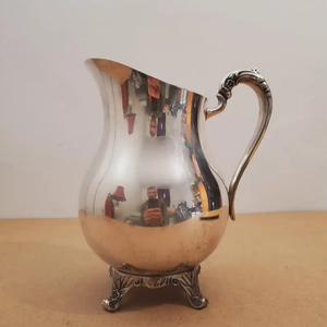 Jarra de Acero Inoxidable de Diseño Moderno para Té con Leche, la Más Vendida, para la Vida Diaria, Hogar, Cocina, Restaurante, Vajilla, Jarra Metálica - Product Image 1