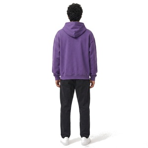 Sudadera con capucha personalizada para hombre, estilo oversized, de algodón y felpa, estilo streetwear, con logo bordado y etiqueta personalizada. - Product Image 2