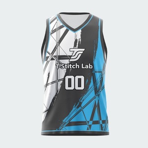 Meilleures ventes, prix compétitif, faible MOQ, nouveaux maillots de basket-ball OEM, confortables, de haute qualité, tendance, 100% polyester - Product Image 5