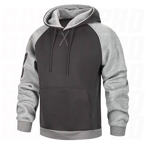 Mens <b>Hoodies</b> Pullover Color Block Long Sleeve Fleece Hooded Sweatshirts Custom 100% Polyester Cozy Warm <b>Soft</b> Pullover <b>Hoodies</b> - Product Image 5