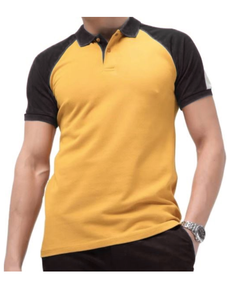 Men's Solid Quick Dry Breathable Short Sleeve Polyester/Cotton Custom Logo High Street Shirt for Gym Wear - Product Image 5