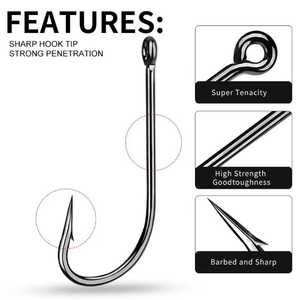 Nuevo Anzuelo Jig Aberdeen de Acero con Alto Contenido de Carbono para Accesorios de Pesca - Product Image 4