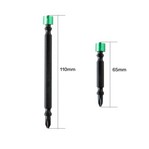 Juego de puntas de destornillador con diseño de <span class=keywords><strong>Collar</strong></span> magnético, brocas de destornillador de Cruz Phillips, vástago hexagonal PH2 de 1/4 pulgadas, 10 unidades - Product Image 2