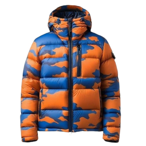 Chaqueta Acolchada ARTIZ INTERNATIONAL para Hombre, Estilo Urbano, Invierno, Aislante, Resistente al Viento, Ecológica, con Logotipo Frontal, Exterior de Nailon/Algodón - Product Image 1
