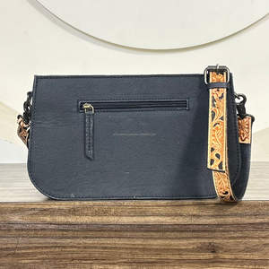 Bolsos de Hombro de Cuero a Cuadros de Primera Calidad para Mujer, Bolsos Cruzados de Gran Capacidad Estilo Occidental, Personalizados - Product Image 6