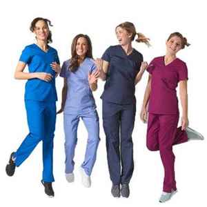 Conjunto de Uniformes Médicos para Mujer, Blusa con Cuello en V y Pantalones con Bolsillos - Product Image 4