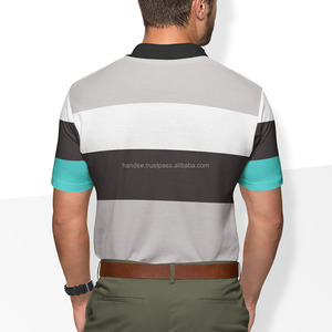Top Venta Hombres Camiseta Golf Ropa Con Diseño De Logotipo Personalizado Spandex Sublimación Hombres Polo Camiseta Deportiva - Product Image 5