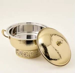 Wooden Luxury Foldable Stackable Eco-Friendly Waterproof Food Safe Durable Hot Pot Food Warmer with Flip Top Lid Buffet Server - Product Image 1
