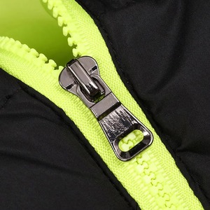 Black Neon Lime Green Custom Men <b>Thin</b> Puffer <b>Jacket</b> Stand Collar Quilted Winter <b>Waterproof</b> Windproof Front OEM Factory Premium - Product Image 5