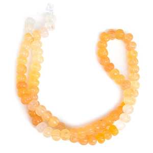Perles de pierre gemme en aventurine jaune naturelle sculptées en forme de melon, pour la fabrication de bijoux, en fil ou en pierres lâches - Product Image 1