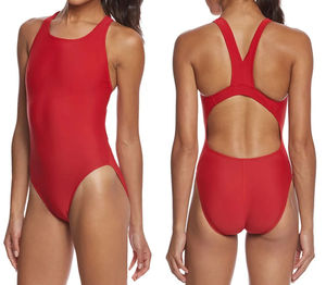 Trajes de Baño Sexys de Cintura Alta para Mujer, Ropa de Playa con Estampados Sólidos y a Cuadros en Oferta - Product Image 4