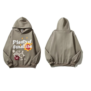 Sudaderas con Estampado Puff para Hombre, Material Duradero, Precio al por Mayor, Logotipo/Colores Personalizados, Sudaderas Antiarrugas con Estampado Puff de Primera Calidad - Product Image 2