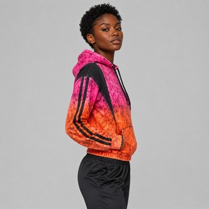 Sweat à capuche tendance pour femme, délavé à l'acide, personnalisable sur le devant, séchage rapide, respirant, écologique, 100% coton, classique, avec poche kangourou - Product Image 6