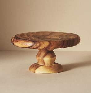 Support à gâteau rond en bois, populaire et durable, écologique, résistant à la chaleur, pour la cuisine domestique - Product Image 3