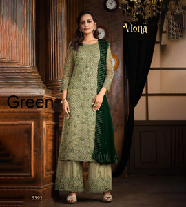 ชุดเดรสงานแต่งงานแบบปากีสถานใหม่ ผ้าจอร์เจตต์เนื้อหนัก ปักลายสวยงาม สำหรับสุภาพสตรี งานแต่งงาน ตัดเย็บสำเร็จพร้อมใส่ - Product Image 1