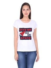 <b>Women's</b> Premium Quality Casual Printed T-Shirt Custom Logo Anti-Wrinkle Pre-Shrunk Pre-<b>Washed</b> Ring Spun Combed Cotton Embroidery - Product Image 4