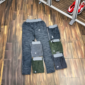 Personnaliser les pantalons délavés surdimensionnés pour hommes en coton de haute qualité pantalons de sport baggy empilés de grande taille - Product Image 2