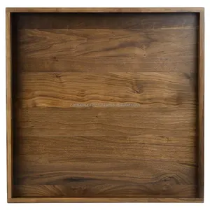 Plateau en métal artisanal tendance pour le marché mondial de l'exportation, cadeaux, réceptions de mariage, nom personnalisé de qualité supérieure, fabriqué par Zahid Exports India - Product Image 2