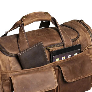 Bolso de viaje a la moda para hombre/mujer, bolso de fitness, bolsos de hombro de cuero para hombre, bolso de viaje grande para negocios, bolso de equipaje - Product Image 2