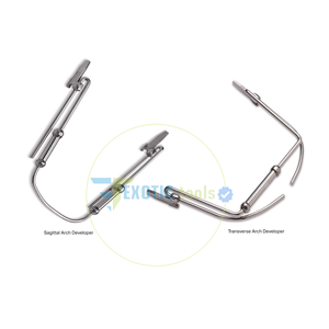 El mejor precio, par de desarrollador de arco de ortodoncia, herramientas de expansión Dental de acero inoxidable, oferta exclusiva para instrumentos quirúrgicos básicos - Product Image 1