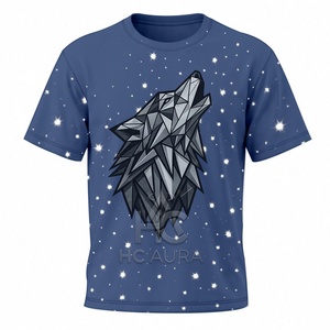 T-shirt pour homme de qualité supérieure, nouvelle arrivée, durable, premium, imprimé étoiles de la galaxie, surdimensionné, graphique cosmique, manches courtes, streetwear - Product Image 1