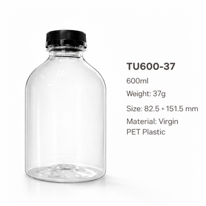 ขวด PET ทรงกลม TU400-25.5 ขนาด 600 มล. พร้อมคอขวดขนาด 38 มม. พิมพ์ลาย UV สำหรับเครื่องดื่มและผลิตภัณฑ์ดูแลผิว มีบริการจัดส่งทั่วโลก - Product Image 6