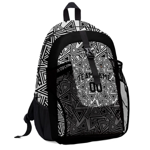Sac à dos de lutte américaine personnalisable noir/gris, durable, extensible, imperméable, en polyester/coton, unisexe, pour adultes, équipement sportif 20-36L - Product Image 3