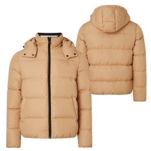 High-End Designer New Casual Winter Hooded Breathable Cotton Filled Jacket for Men and <b>Women</b> with Zipper Closure - Product Image 6