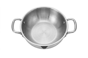 Premium Non Stick Tri Ply <b>Stainless</b> <b>Steel</b> Wok <b>Frying</b> <b>Pan</b> 2L Capacity Gas Induction Compatible Dishwasher Safe Eco Friendly - Product Image 2