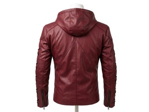 Veste en cuir Roy Harper Arsenal pour cosplay, saison 3 de Arrow, Red Hood - Product Image 2