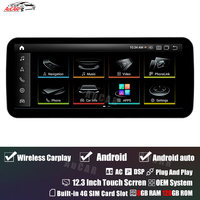 Lecteur multimédia DVD de voiture Android 13 12,3'' avec GPS pour Audi Q5 2009-2017, écran tactile, autoradio, vidéo, stéréo auto