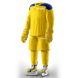 Uniformes de Hockey sobre Hielo Personalizados al por Mayor para Adultos, Alta Calidad, 100% Poliéster, Impresos, Antibacterianos, para Todas las Temporadas - Product Image 2