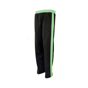 Uniforme de Cricket de Manga Corta con Bloques de Color Negro y Verde, Unisex, Corte Regular para Adultos, Transpirable, de Poliéster - Product Image 2