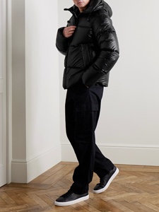 Manteau en duvet pour hommes Bright Face Trend Hooded Short Thick Winter Bomber Shiny Puffer Veste pour hommes blouson bomber - Product Image 2