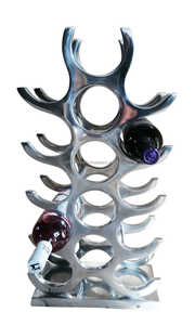 Cellar Matrix <b>Metal</b> Wine Floor Mounted Unit Free-Standing High-Capacity Bottle Storage <b>Grid</b> Wholesale Export - Product Image 6